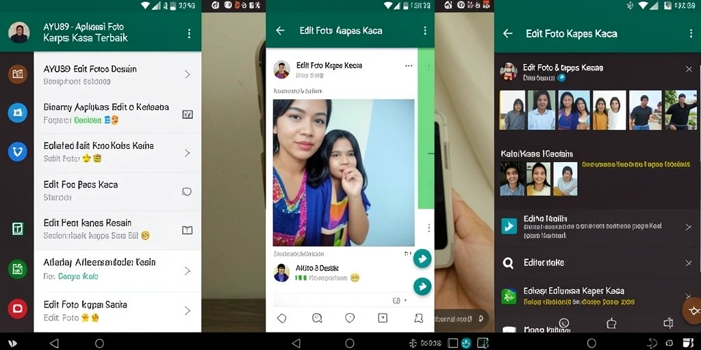 Antarmuka AYU89 yang intuitif dan fitur pengeditan yang lengkap.