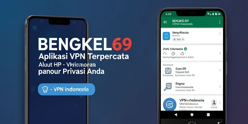 Antarmuka BENGKEL69 yang sederhana dan mudah digunakan.