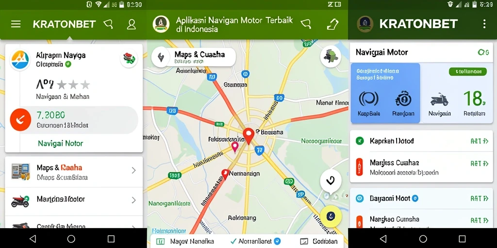 Tampilan antarmuka KRATONBET yang mudah digunakan untuk navigasi motor.