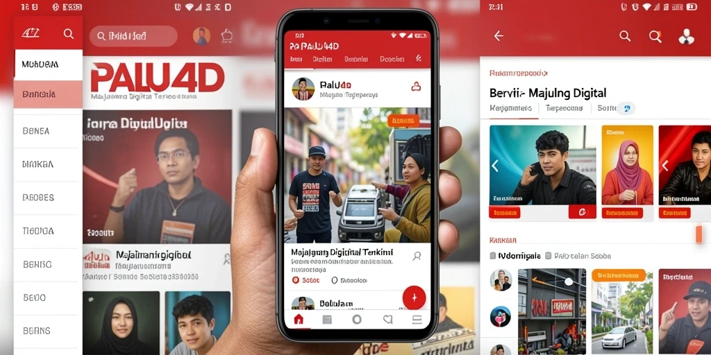 Tampilan antarmuka dari aplikasi PALU4D yang modern dan menarik.
