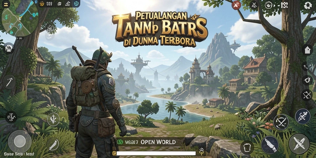 Tampilan screenshot WG87 dengan grafis Open World yang menakjubkan.