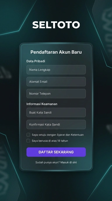 Panduan Registrasi Akun Seltoto untuk Pengguna Android